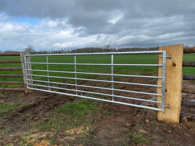 Glavanised gates