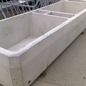 concrete trough