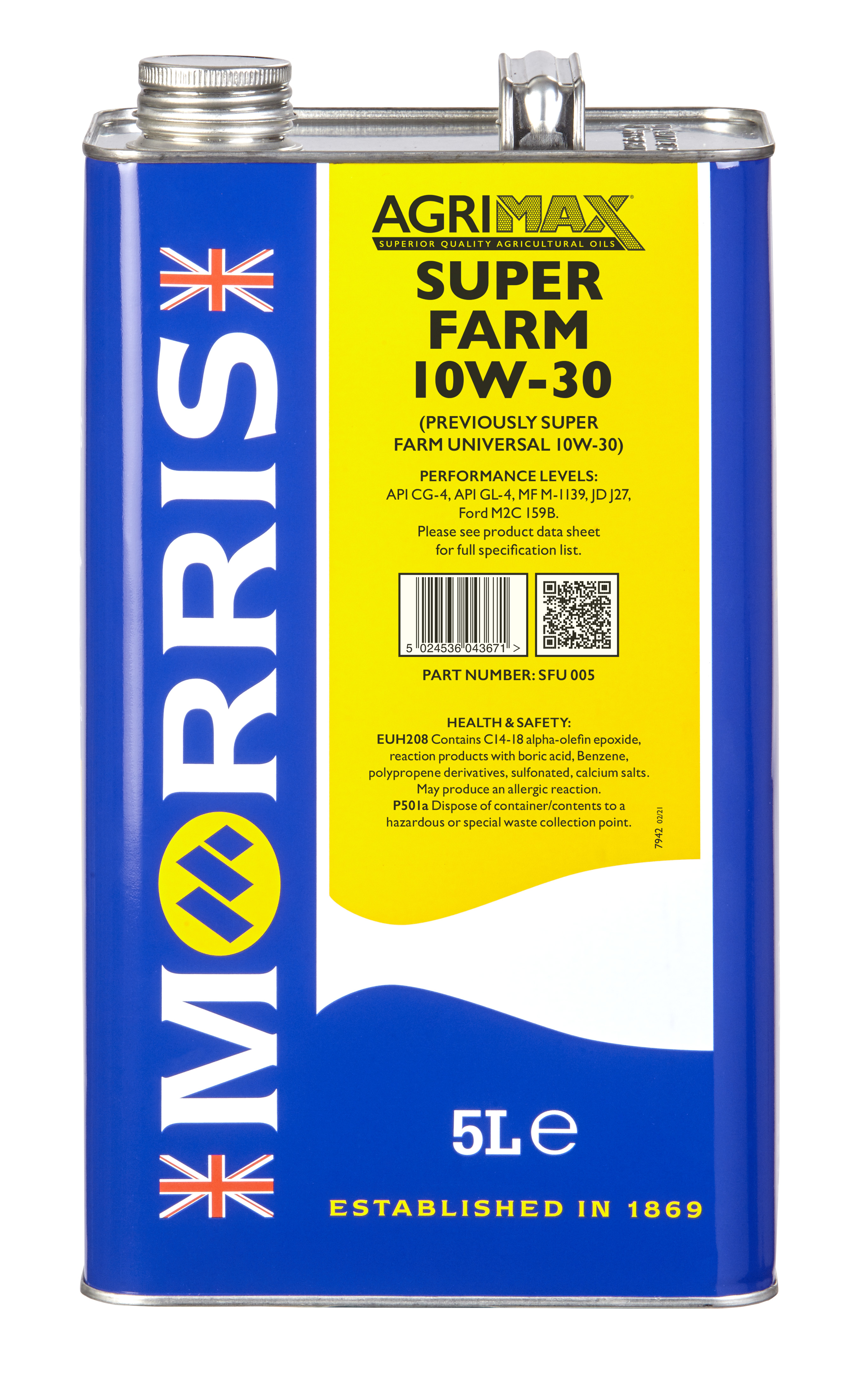 Morris Agrimax Super Farm 10W-30 5L Tin